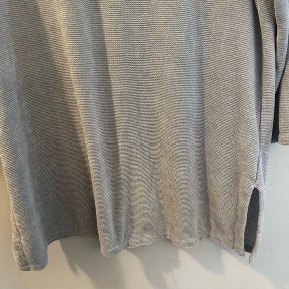 J.Jill Gray Loungewear Cloud Soft Velour Knit Boatneck Tunic Sweater Size XL NWT - Picture 5 of 12